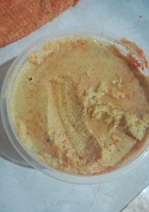 Una foto de Hummus de garbanzos