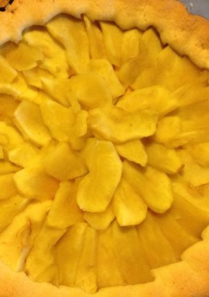 Una foto de Tarta de manzana al vino 