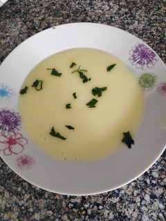 Una foto de Crema de patata y cebolla en Thermomix