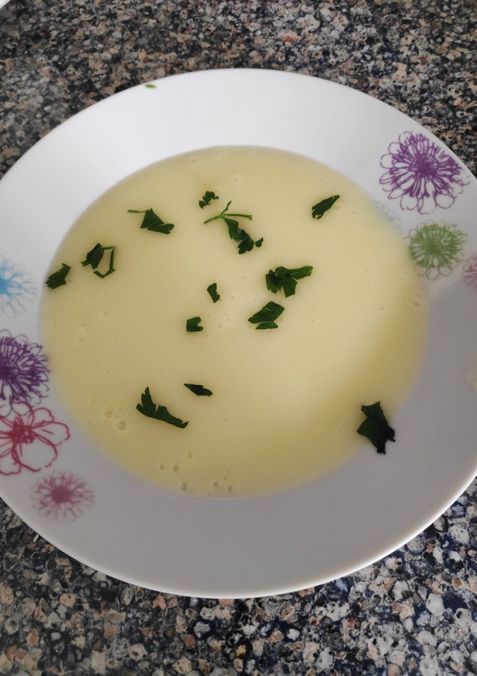 Una foto de Crema de patata y cebolla en Thermomix