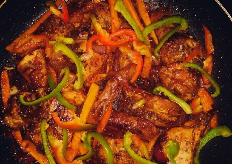 Steps to Prepare Speedy Braised Vegetables chicken