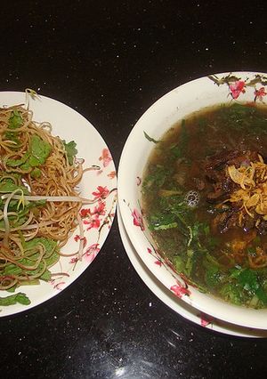 Hình của món Miến Lươn Ninh Bình.