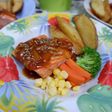 30. Steak Salmon (BBQ)