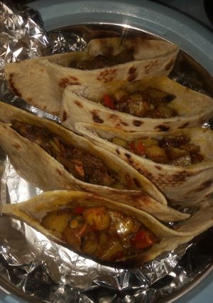 A picture of Pita pocket 😋😋.