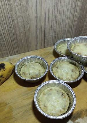 Foto resep Banana Oat Steamed Cake (mpasi)