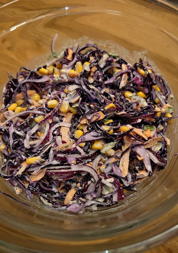 Салат 🥗 з фіолетової капусти