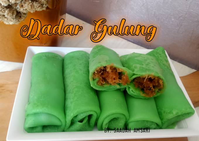 How to Prepare Appetizing Dadar gulung