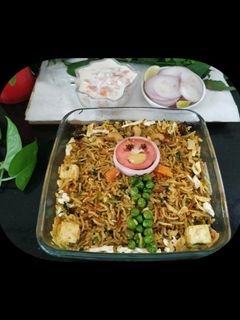 वेज पनीर बिरयानी (Veg paneer biryani recipe in hindi) रेसिपी मुख्य फोटो