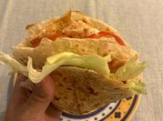 Una foto di piadina al forno