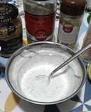 Salsa de yogurt griego y mostaza