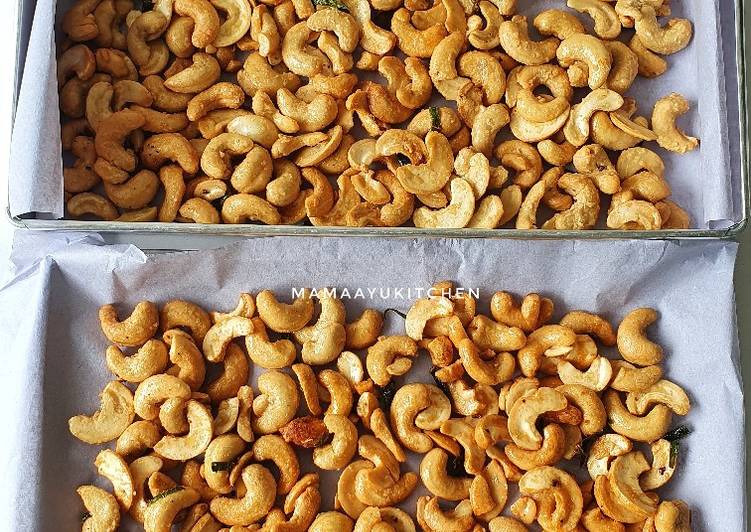 Resep Mudah Kacang Mede Krispy Yummy Mantul