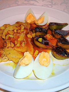 Una foto de Lomo de cerdo con higos frescos en salsa