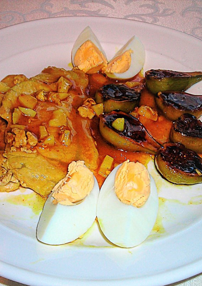 Una foto de Lomo de cerdo con higos frescos en salsa