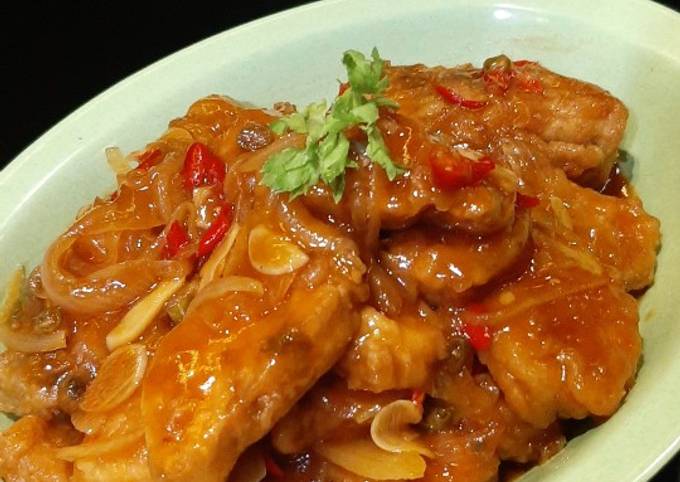 Resep 12. Ayam Saus Tiram Pedas Manis yang Sempurna