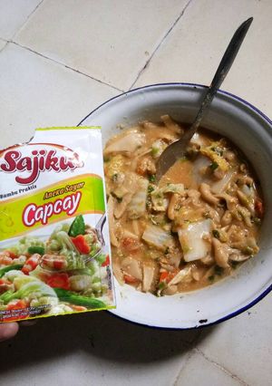 Foto resep Capcay sawi putih + jamur tiram rasa enak dan lezat