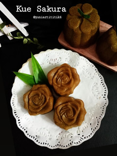 Foto resep Kue Sakura _Pandan