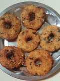 Leftover rice medu vada