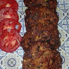 A picture of Peshawari Chapli Kabab.