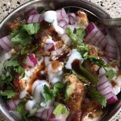 Matar chaat A picture of Matar chaat.
