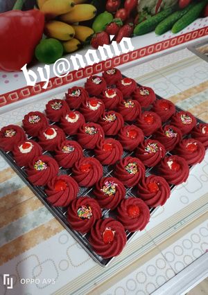 Foto resep 325.*Bolkus mini red velvet*