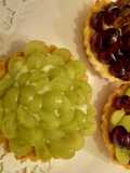 Trauben-Törtchen mit Vanillecreme