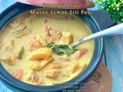 Gambar labu masak lemak cili api