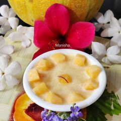 A picture of Muskmelon Phirni.