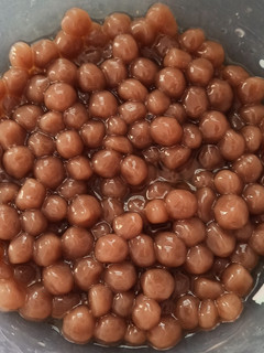 Hình của món Trân châu milo.