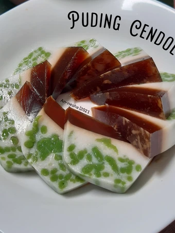 Langkah Mudah untuk Membikin Resep 152.Puding Cendol Gula merah yang Uenak Anti Ribet, Lezat Sekali