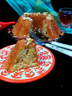 عکسی از دستور کیک کدو سبز و گردو (بدون فر)