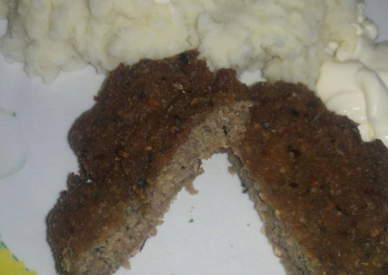 #Hamburguesas caseras de carne picada y puré!