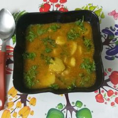 A picture of Arbi ki sabji.