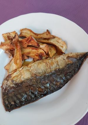 รูปของ ซาบะย่างเทอริยากิ by air fryer