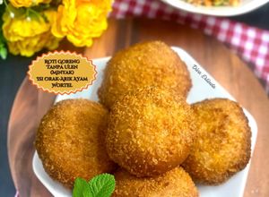 Foto resep Roti Goreng Tanpa Ulen (Minyak) Isi Orak-Arik Ayam Wortel
