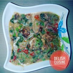 A picture of Patey/Acha (Fonio grain porridge).