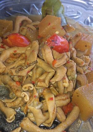 Foto resep Usus ft Kikil Pedas Manis