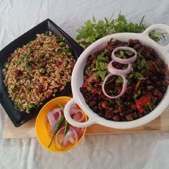A picture of Black Chana Fry (Ghugni).