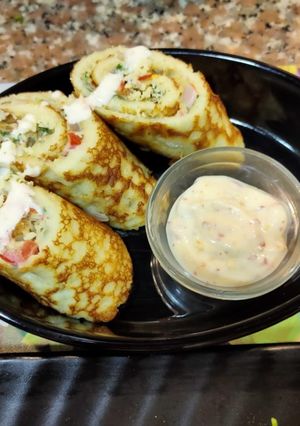 A picture of Egg Crep Roll.