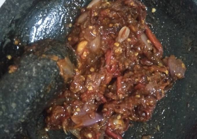 Sambal terasi ala ipah