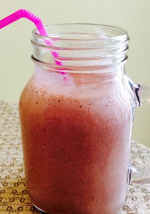 A picture of Chocolate Covered Strawberry Smoothie 🍓.