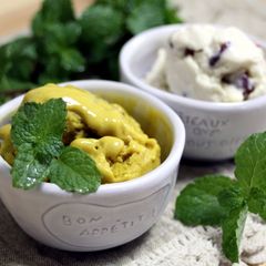A picture of Simple Kabocha and Coconut Tofu Icecream.