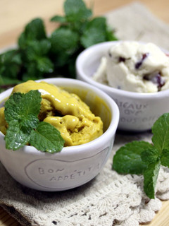 A picture of Simple Kabocha and Coconut Tofu Icecream.