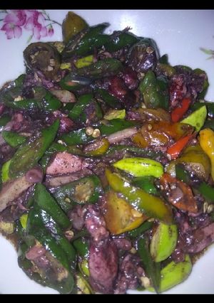 Foto resep Cumi Lombok Ijo + Pete