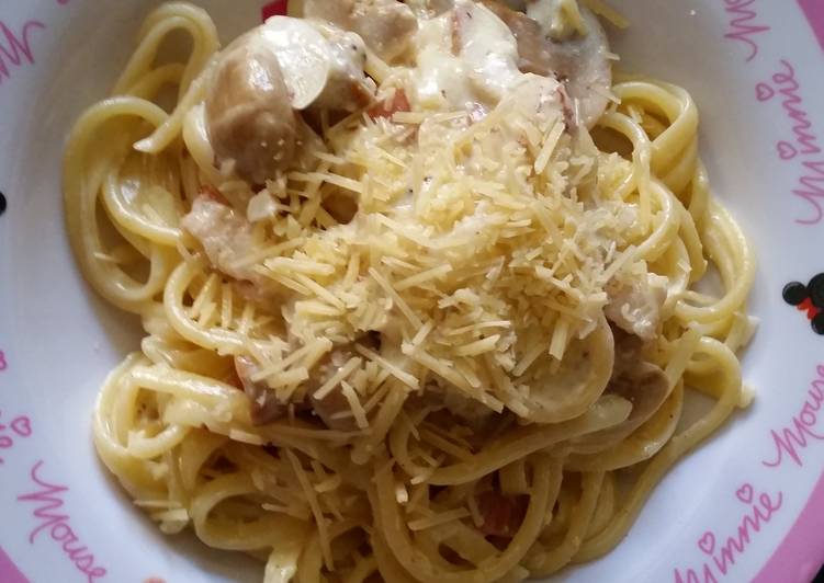 Steps to Make Award-winning Linguine alla carbonara