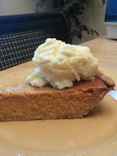 A picture of Mother's Pumpkin Pie.