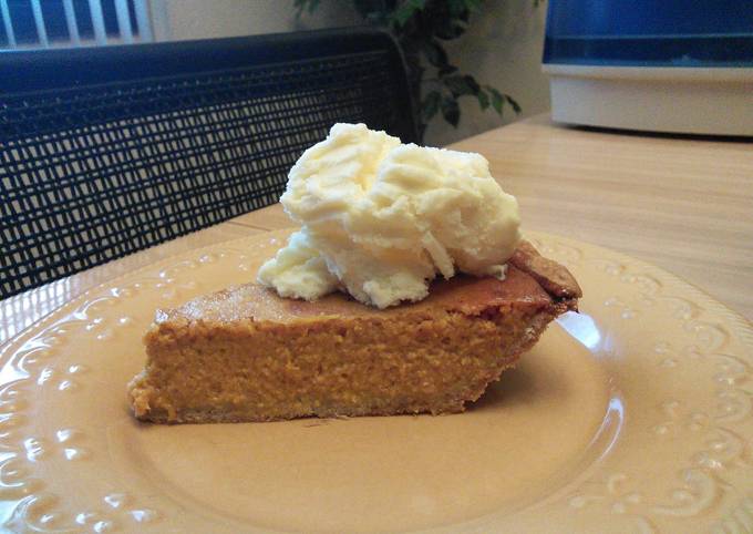 Recipe of Super Quick Homemade Mother&#39;s Pumpkin Pie