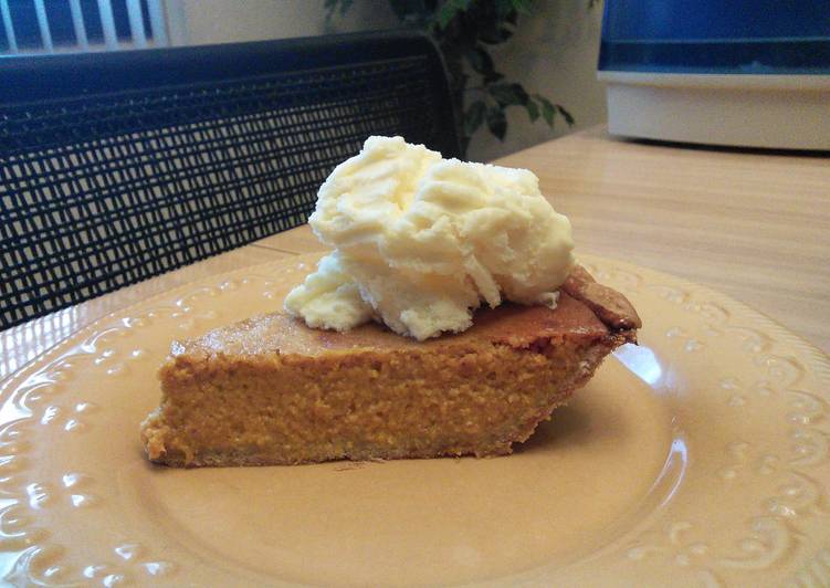 Steps to Prepare Delicious Mother&#39;s Pumpkin Pie