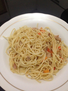 Foto resep Spicy Aglio Olio Spaghetti