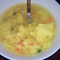 A picture of Egg Flower Soup.
