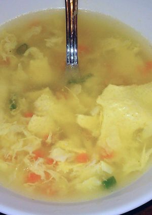 A picture of Egg Flower Soup.